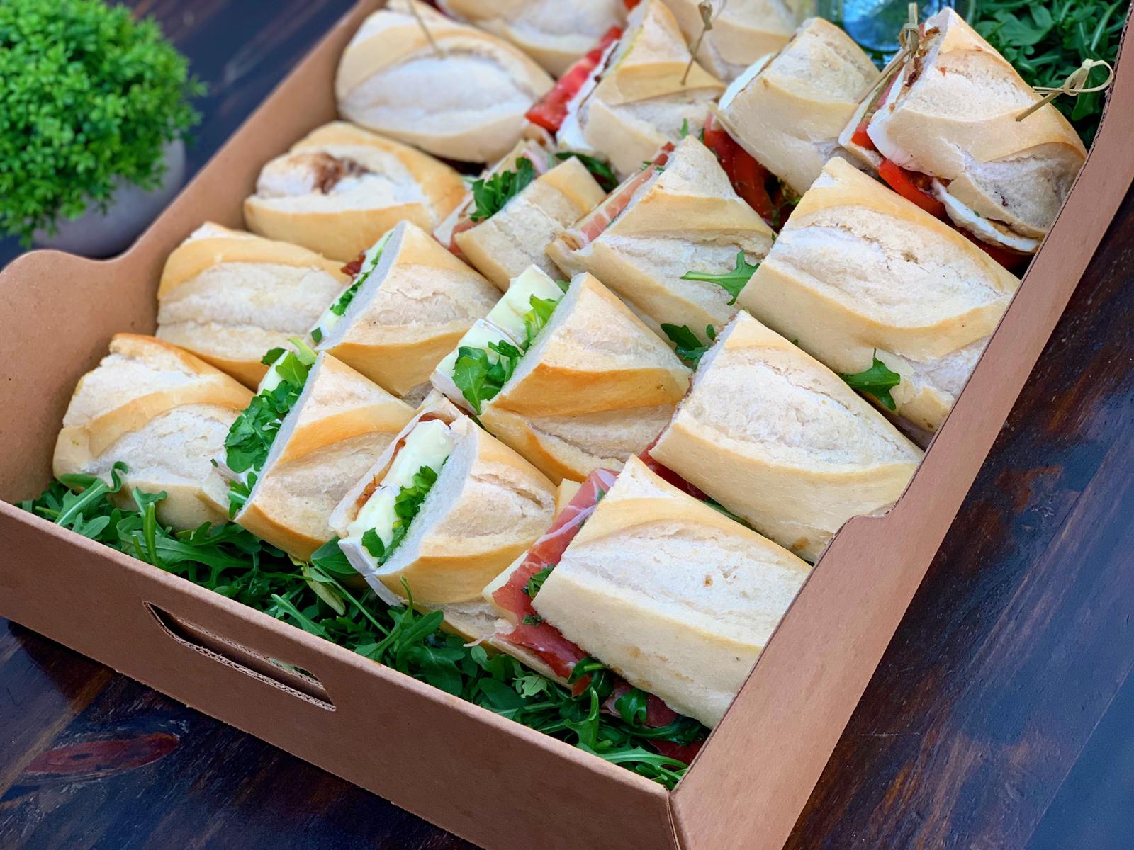 Mixed Sandwiches Lunch Box. Corporate