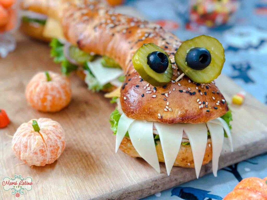 Halloween Monster Sandwich • Mama
