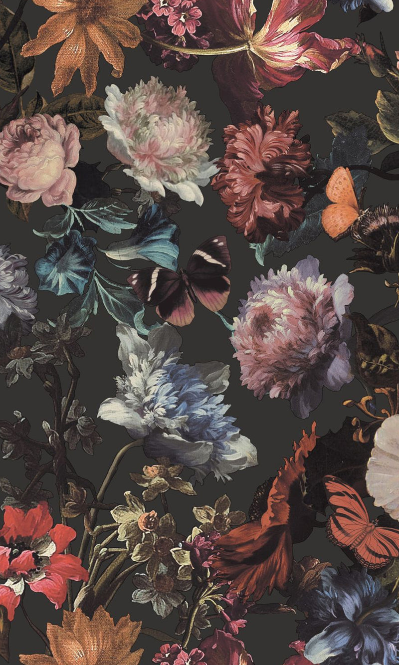 Bold floral Home wallpaper ✔️ Walls