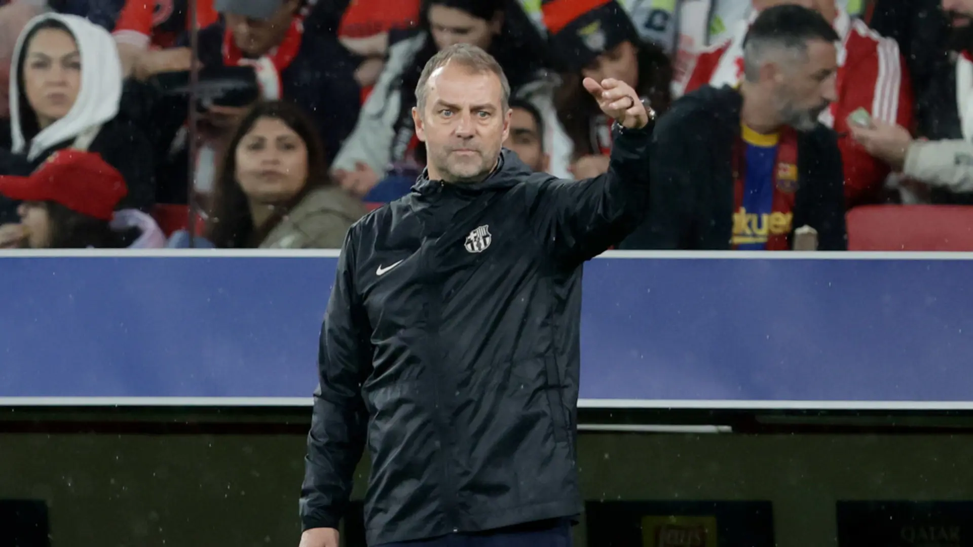 Barcelona boss Flick hails team