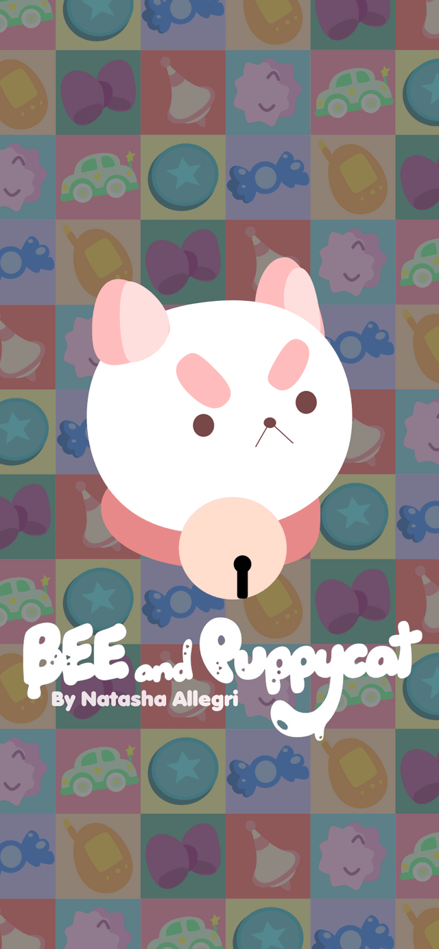 minimalistic puppycat wallpaper