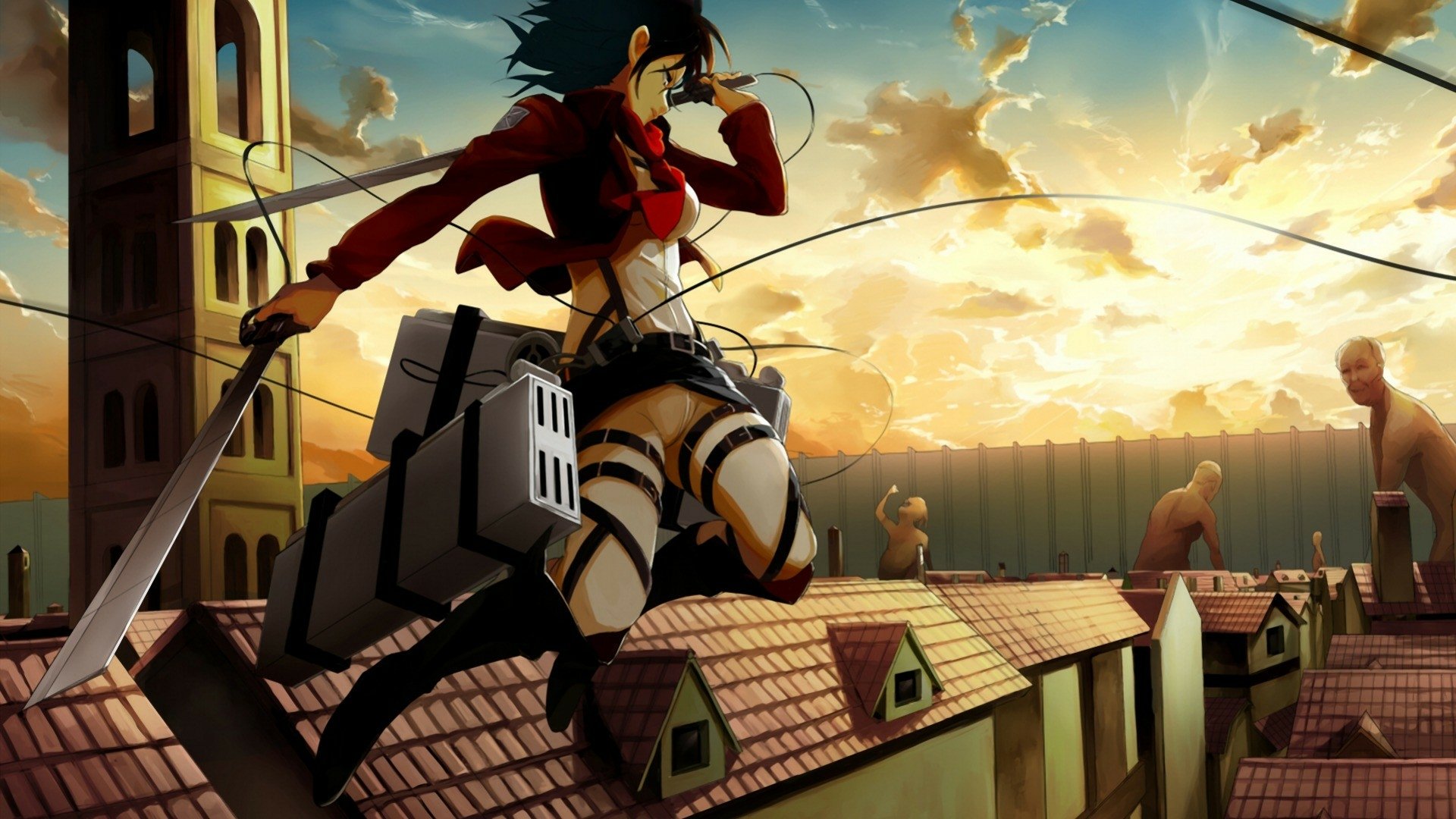 Mikasa Ackerman on Titan HD