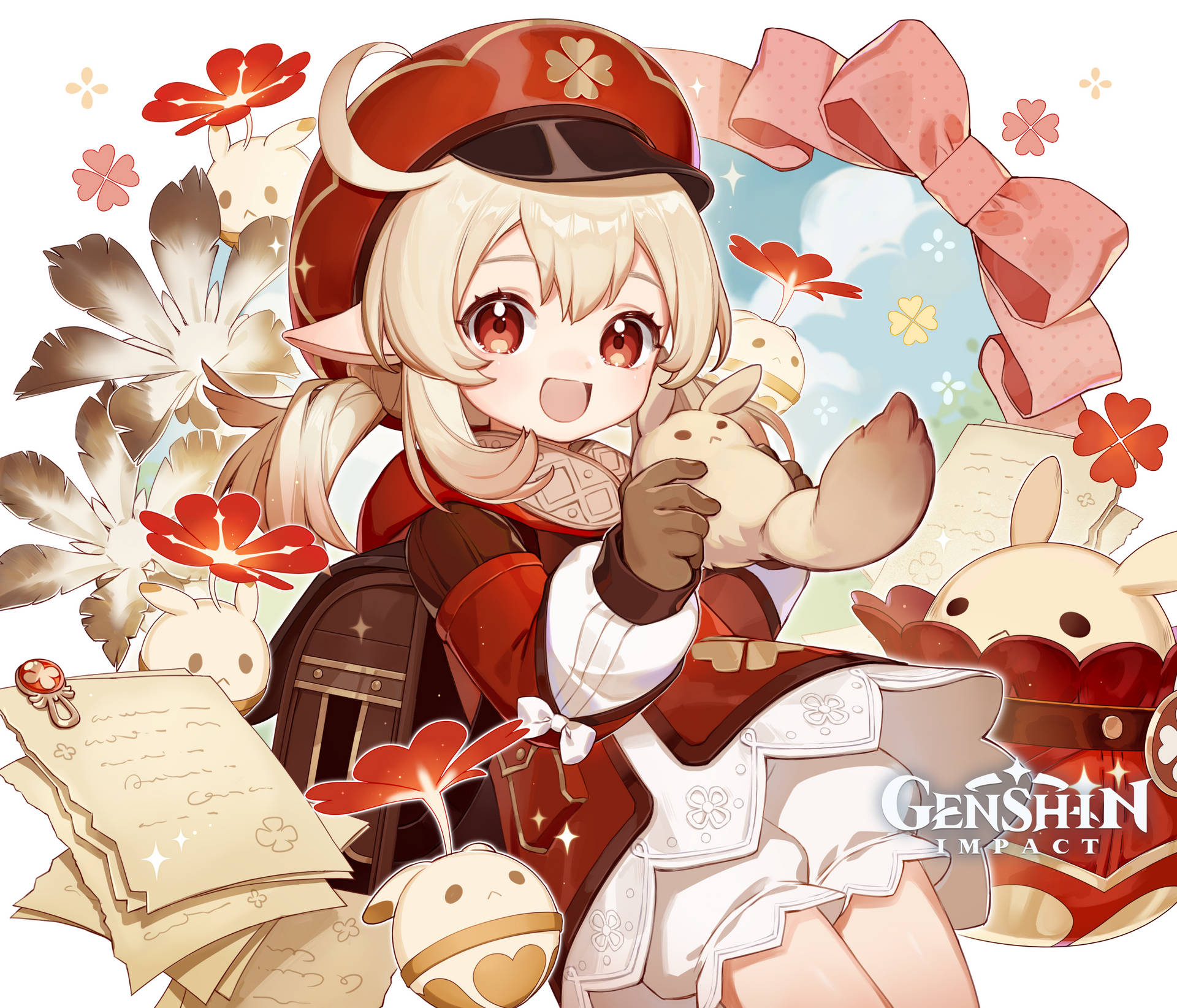 Genshin Impact Klee With Dodoco