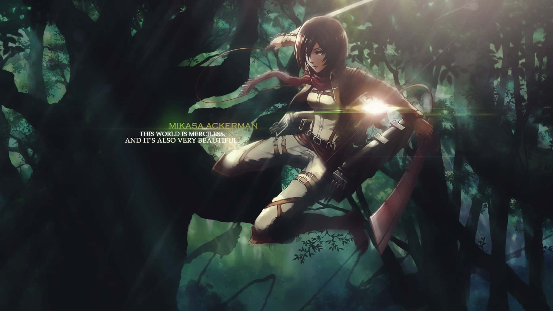 Mikasa Season 4 Wallpaper