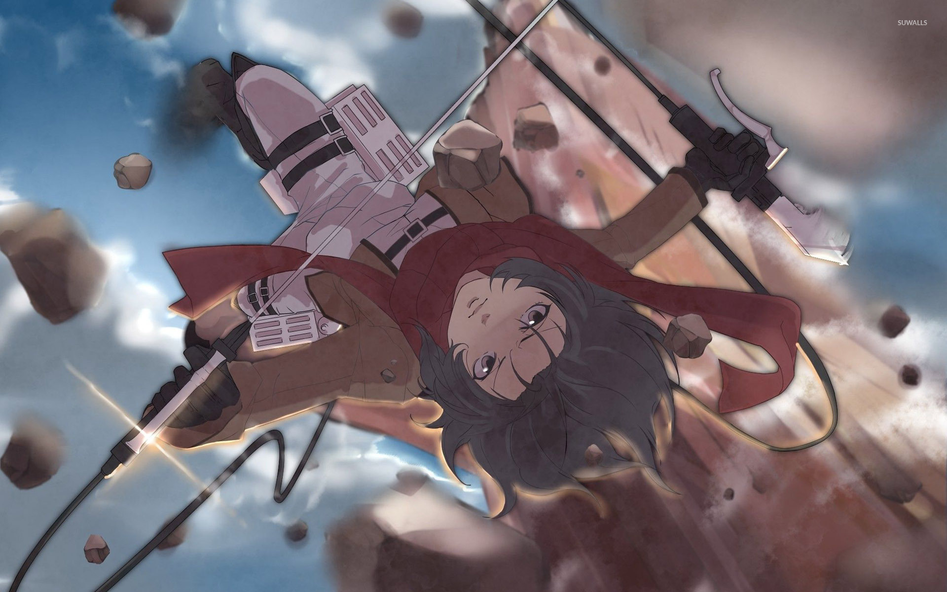 Mikasa Ackerman on Titan 15