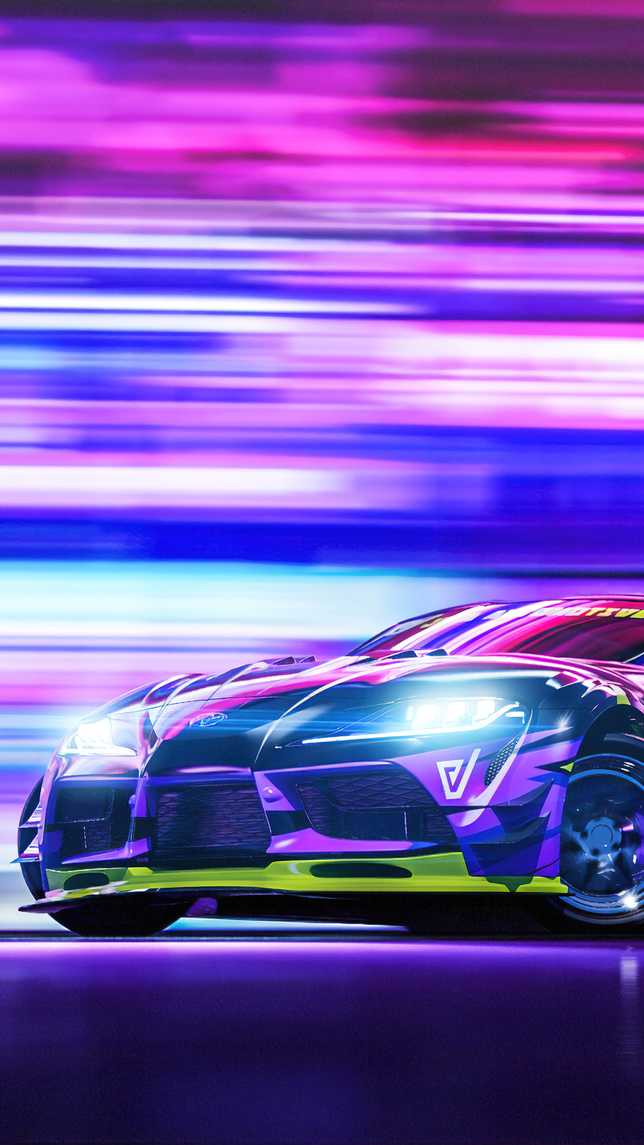 Toyota Supra Drift Sports Car Wallpaper