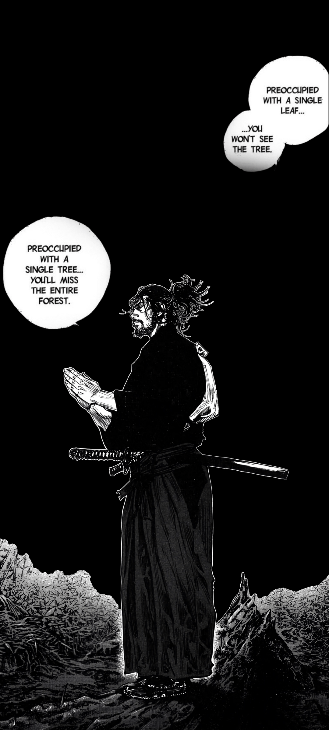 Wallpaper that I made of vagabond manga