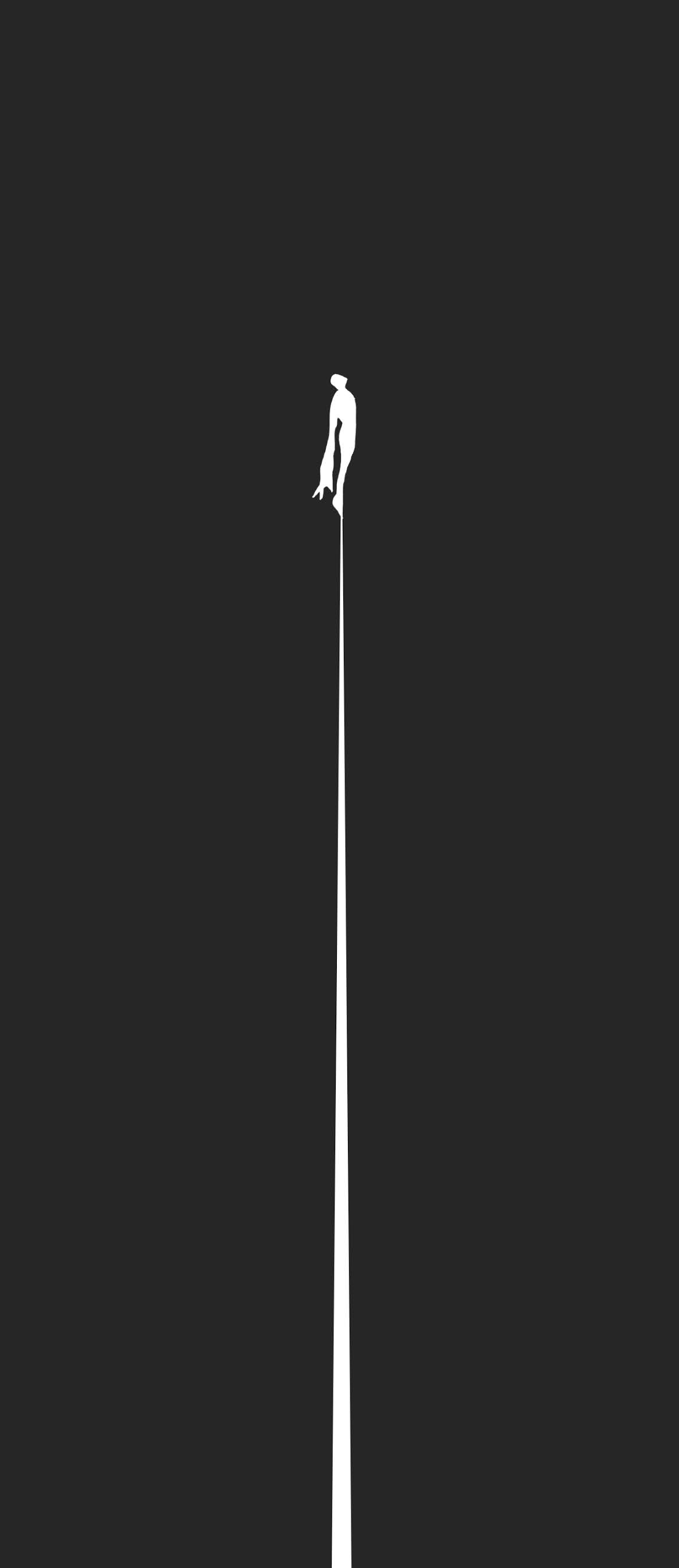 Outside the Rat Race: Superman Minimalist Mobile and Desktop Wallpaper