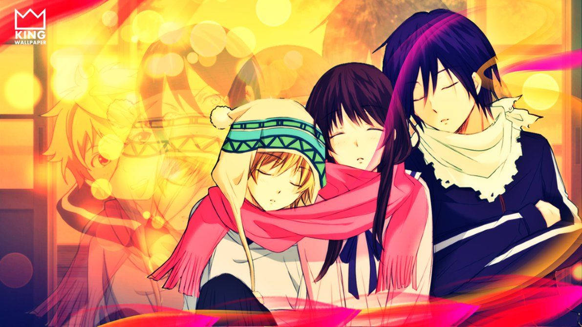 Golden Yellow Noragami Sleeping