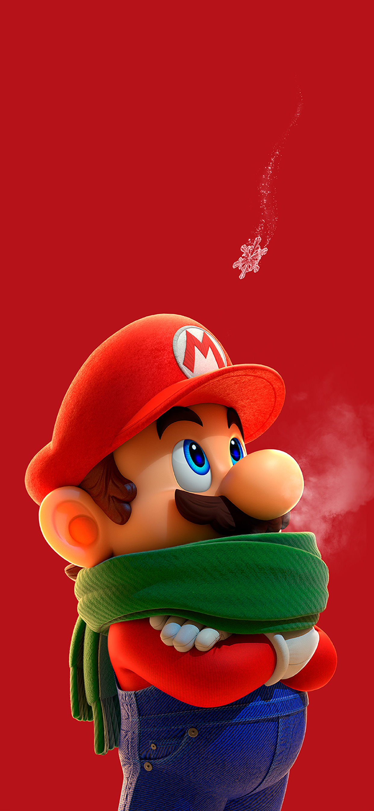 Mario Scarf Wallpaper with Monocle