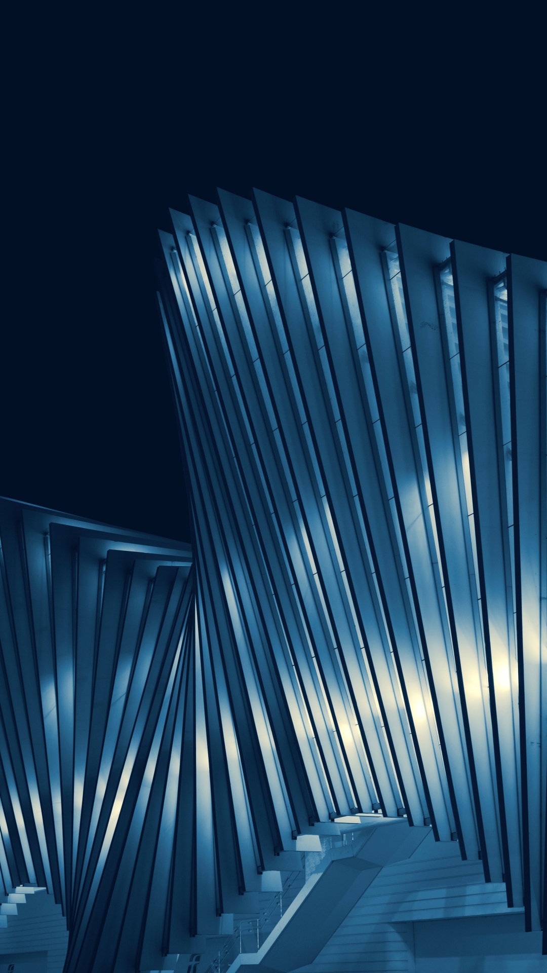 Modern architecture Wallpaper 4K, Night