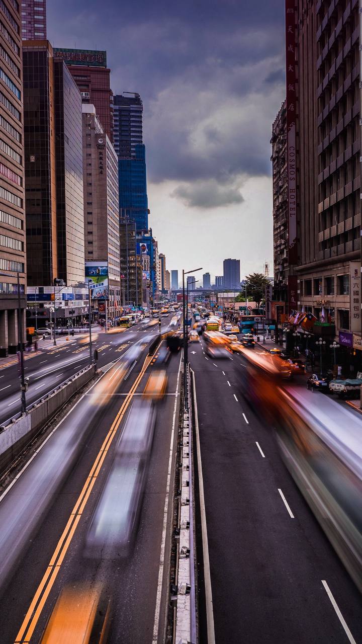 City Lights HD iPhone Wallpaper