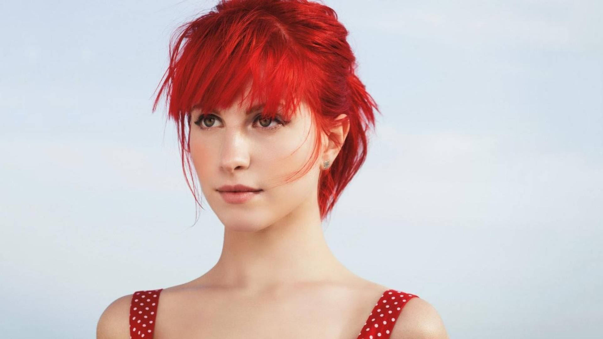 Red Haired Hayley Williams Wallpaper