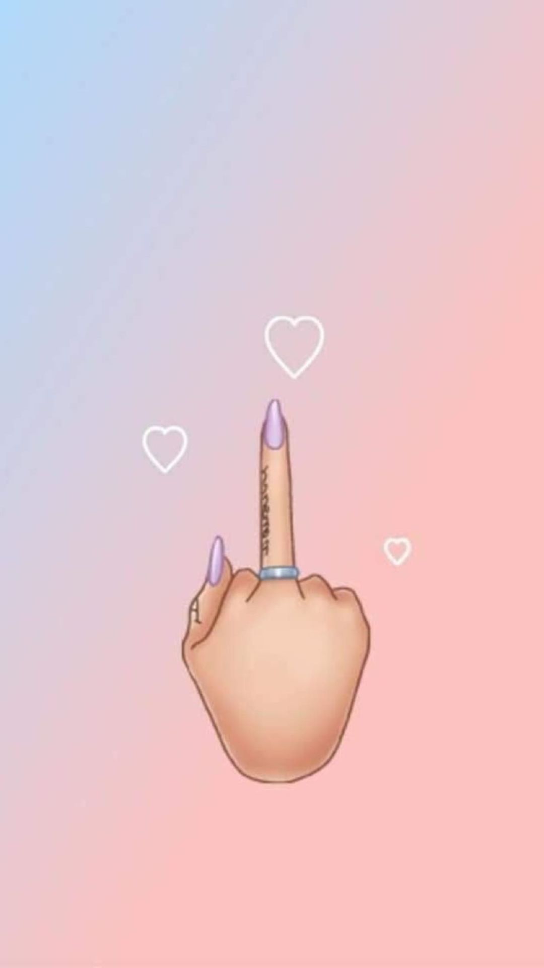 Middle Finger Wallpaper
