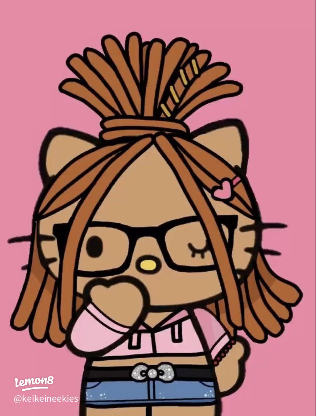 BLACK HELLO KITTY PFPS. Gallery posted