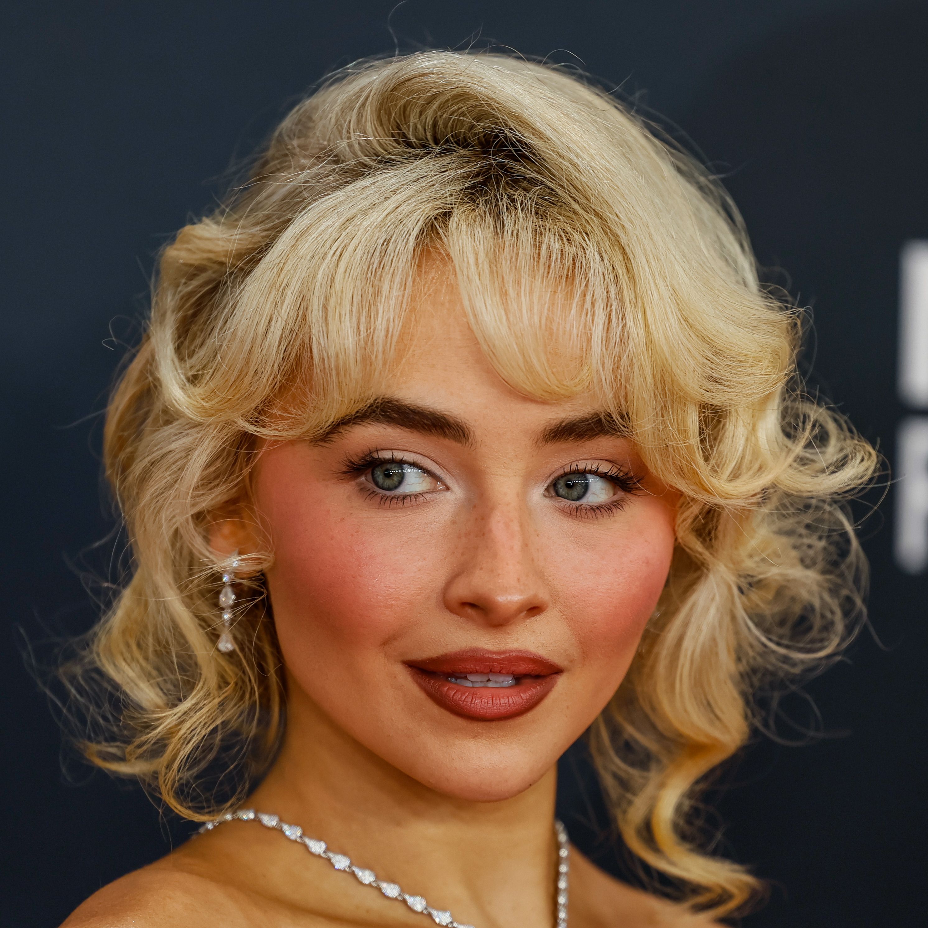 Sabrina Carpenter Wore a Rare Updo to