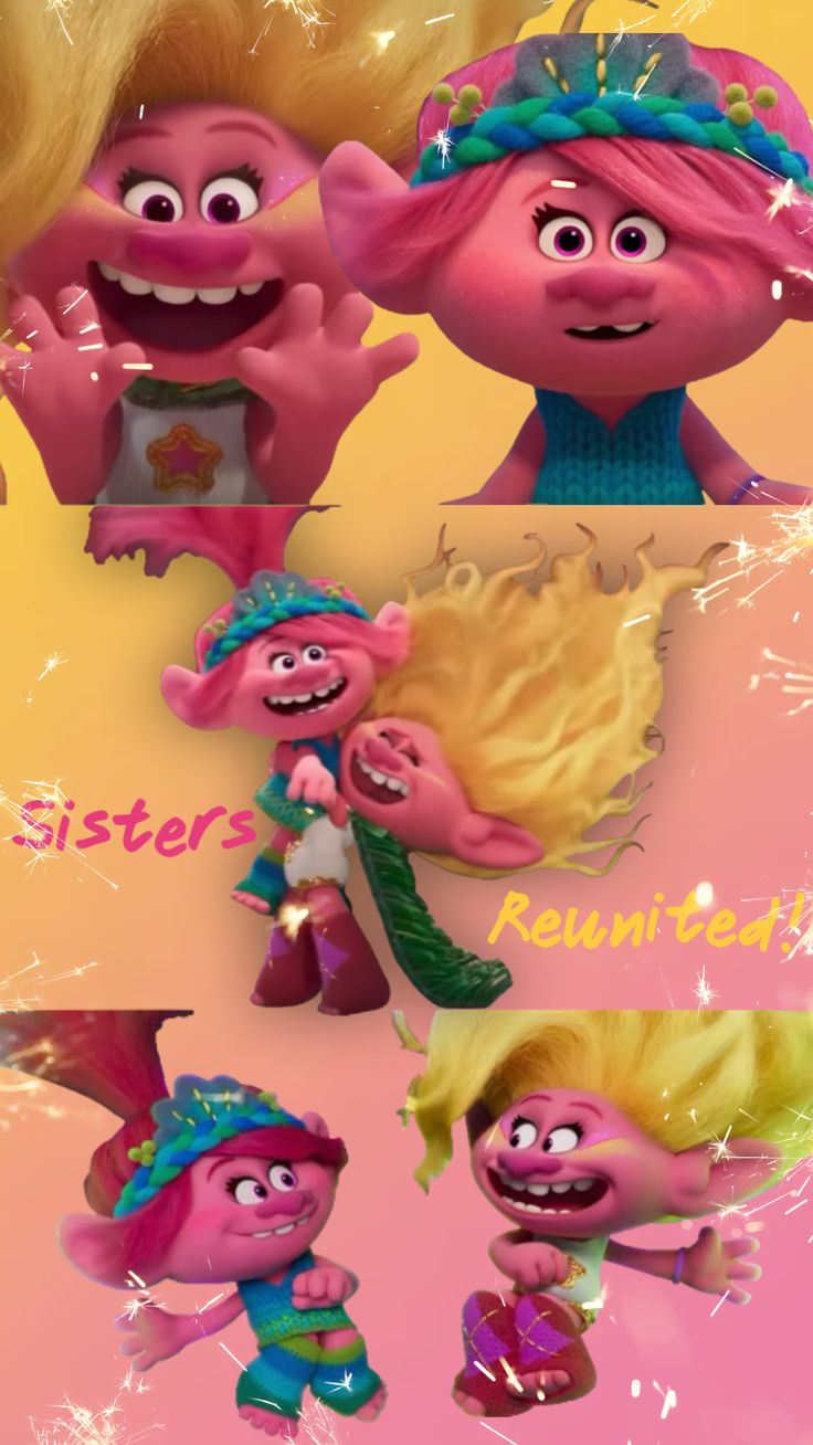 Poppy and branch, Troll dolls, Crazy