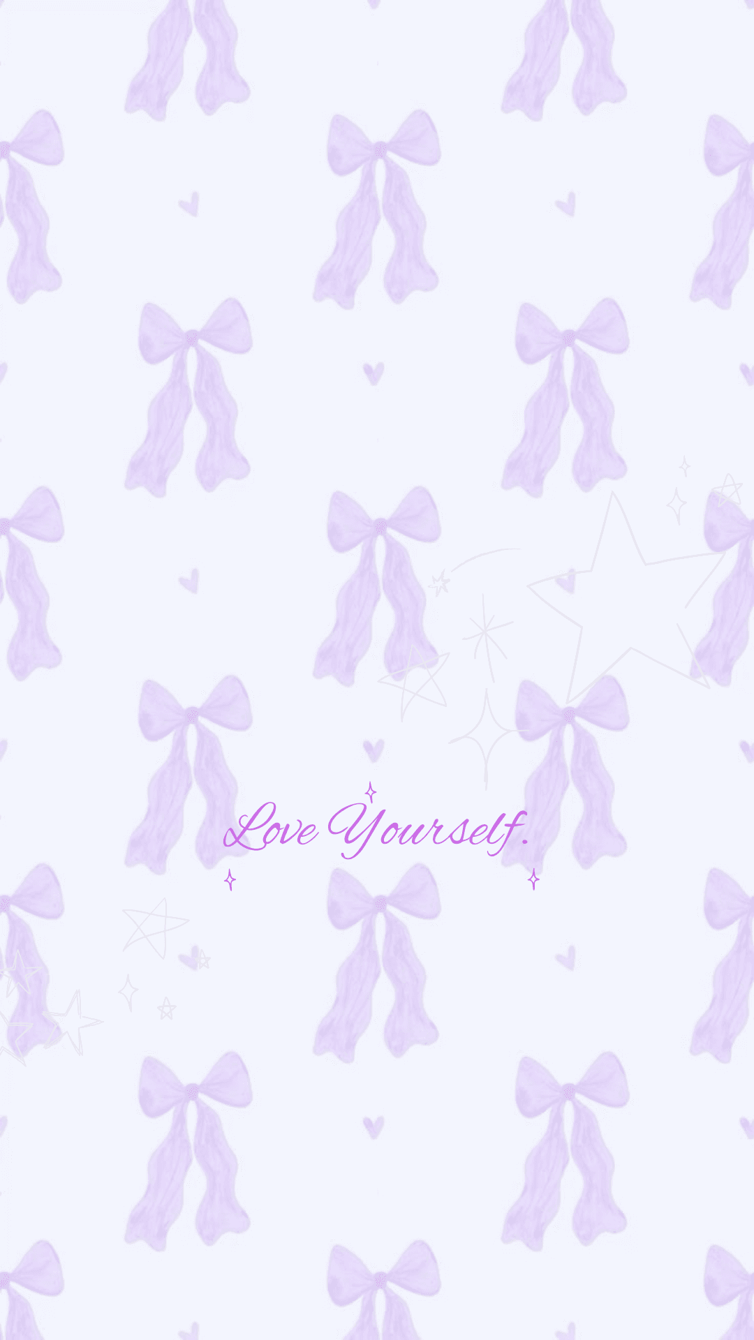 Purple Ribbon Wallpaper
