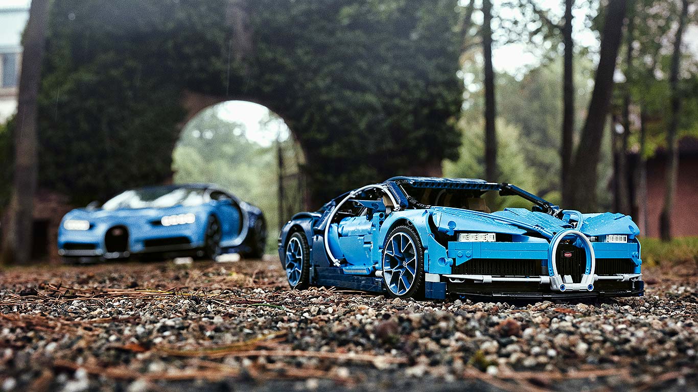 Lego Bugatti Chiron: a hypercar in 3