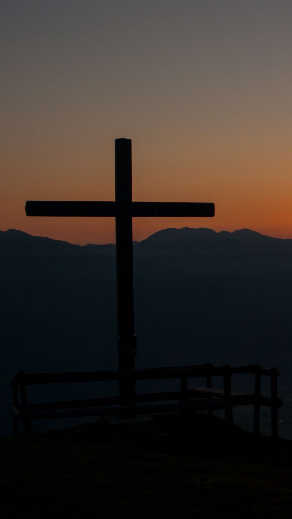 Download wallpaper 938x1668 cross