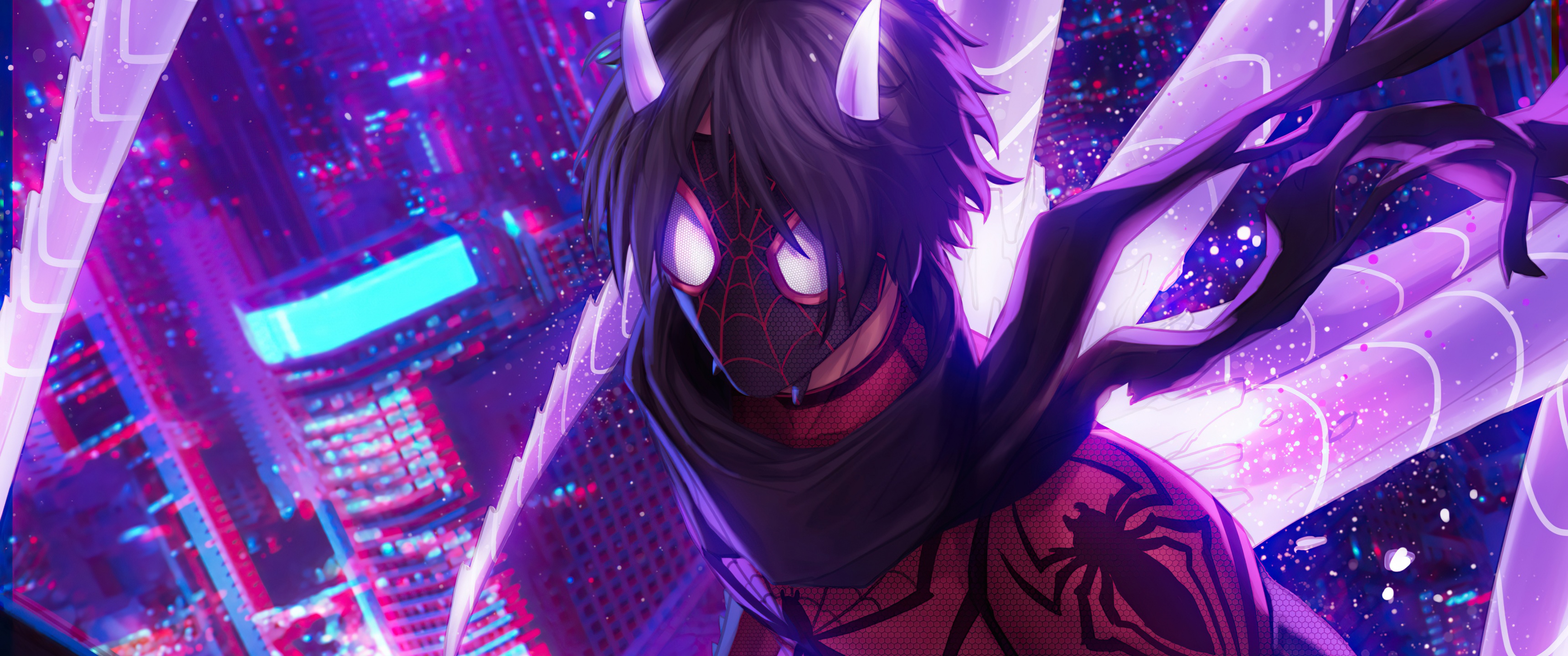 Demon Spider Wallpaper 4K, Spider Man