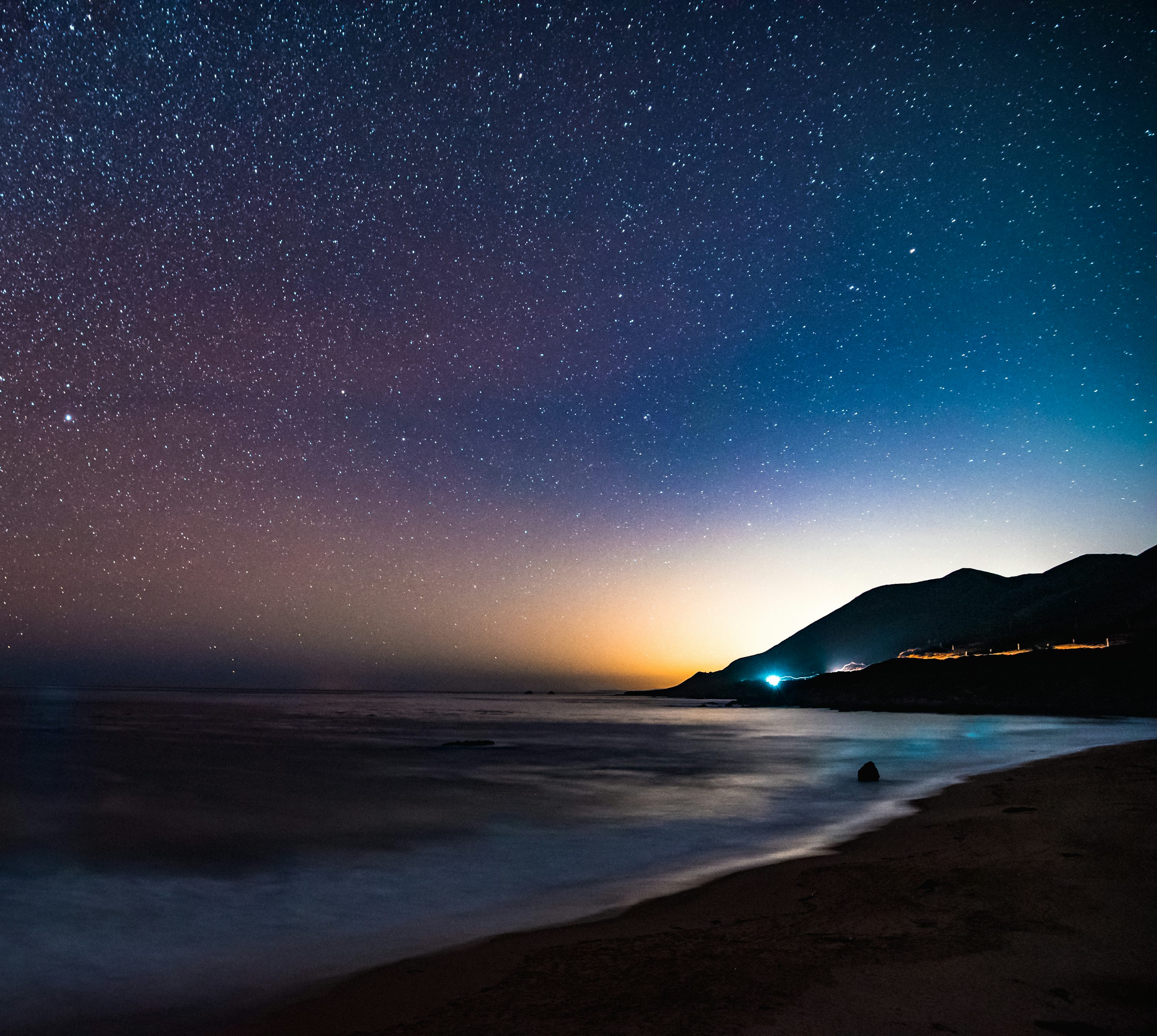 30,Beach Night Sky Picture