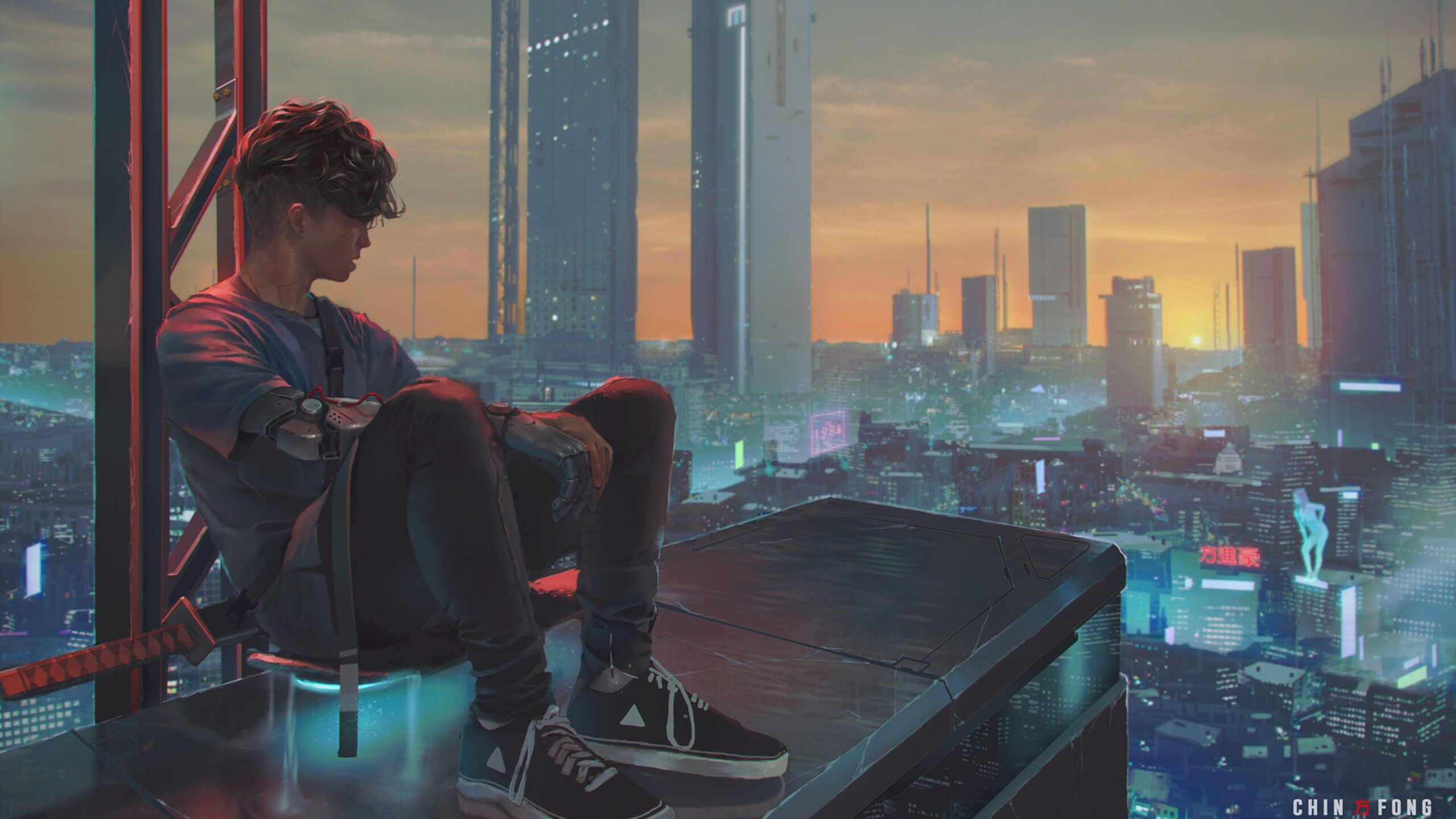 Cyberpunk Boy Wallpaper