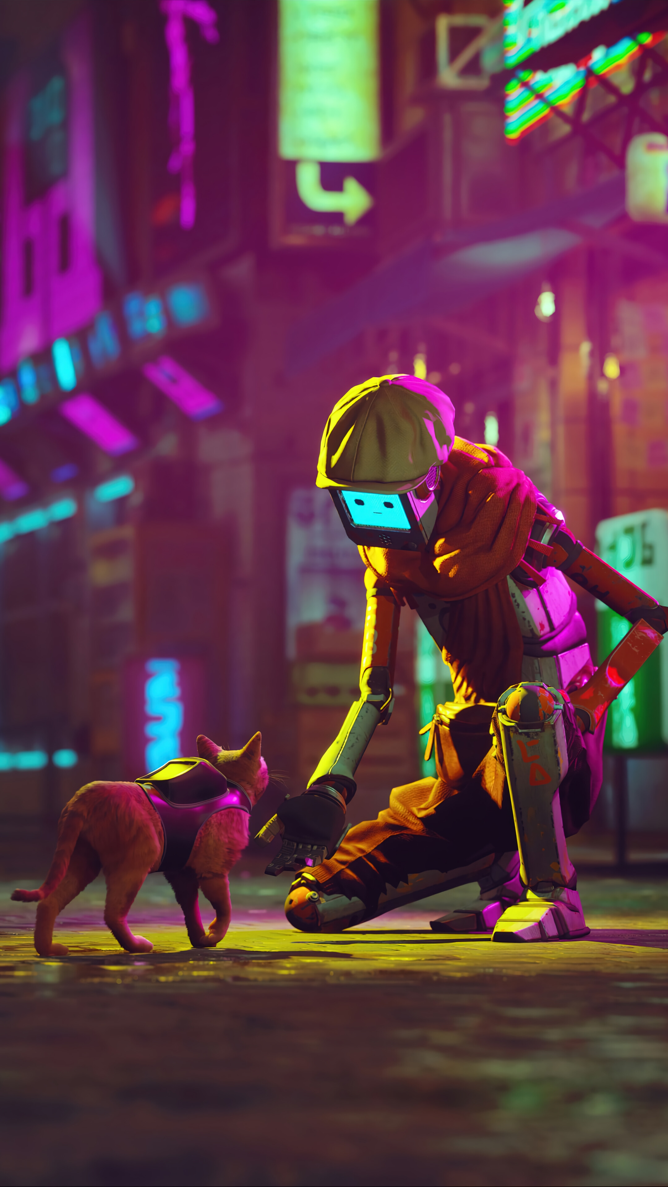 Stray Game 4K Wallpaper iPhone HD Phone