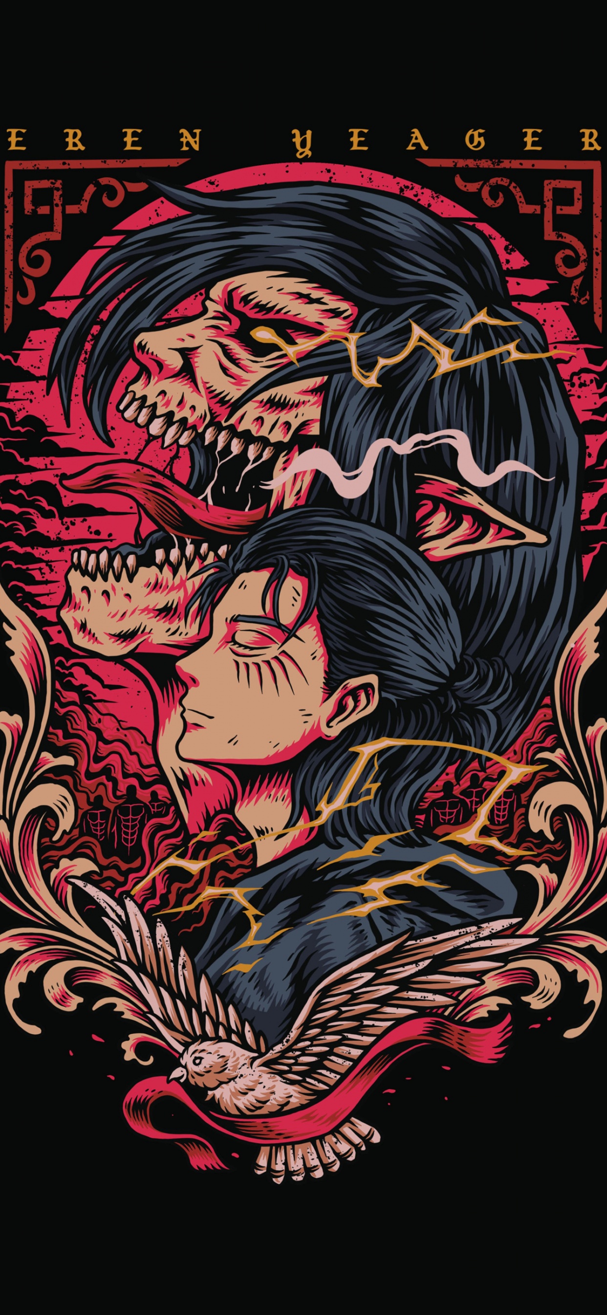 Eren Yeager Wallpaper 4K, Shingeki no