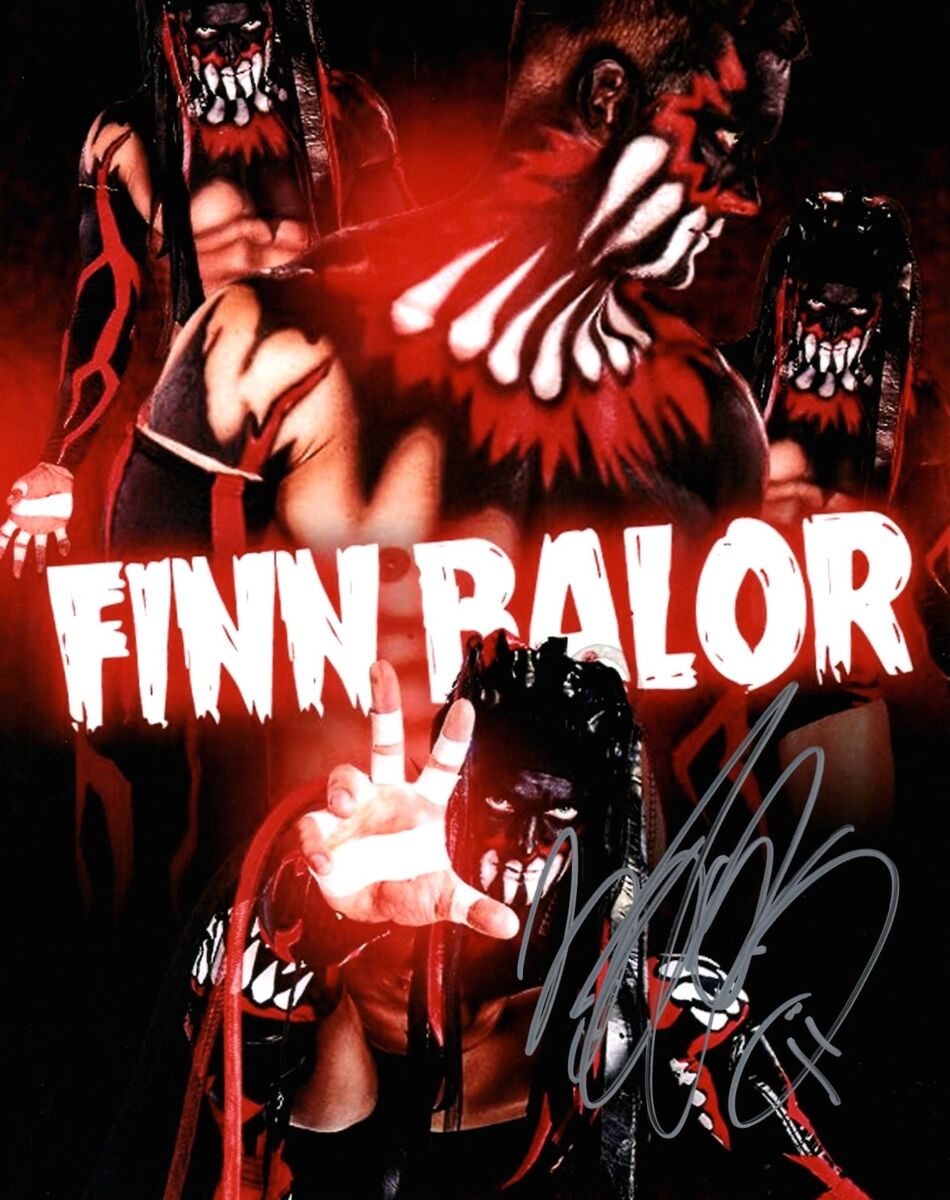 Finn Balor Demon King Autograph 8x10