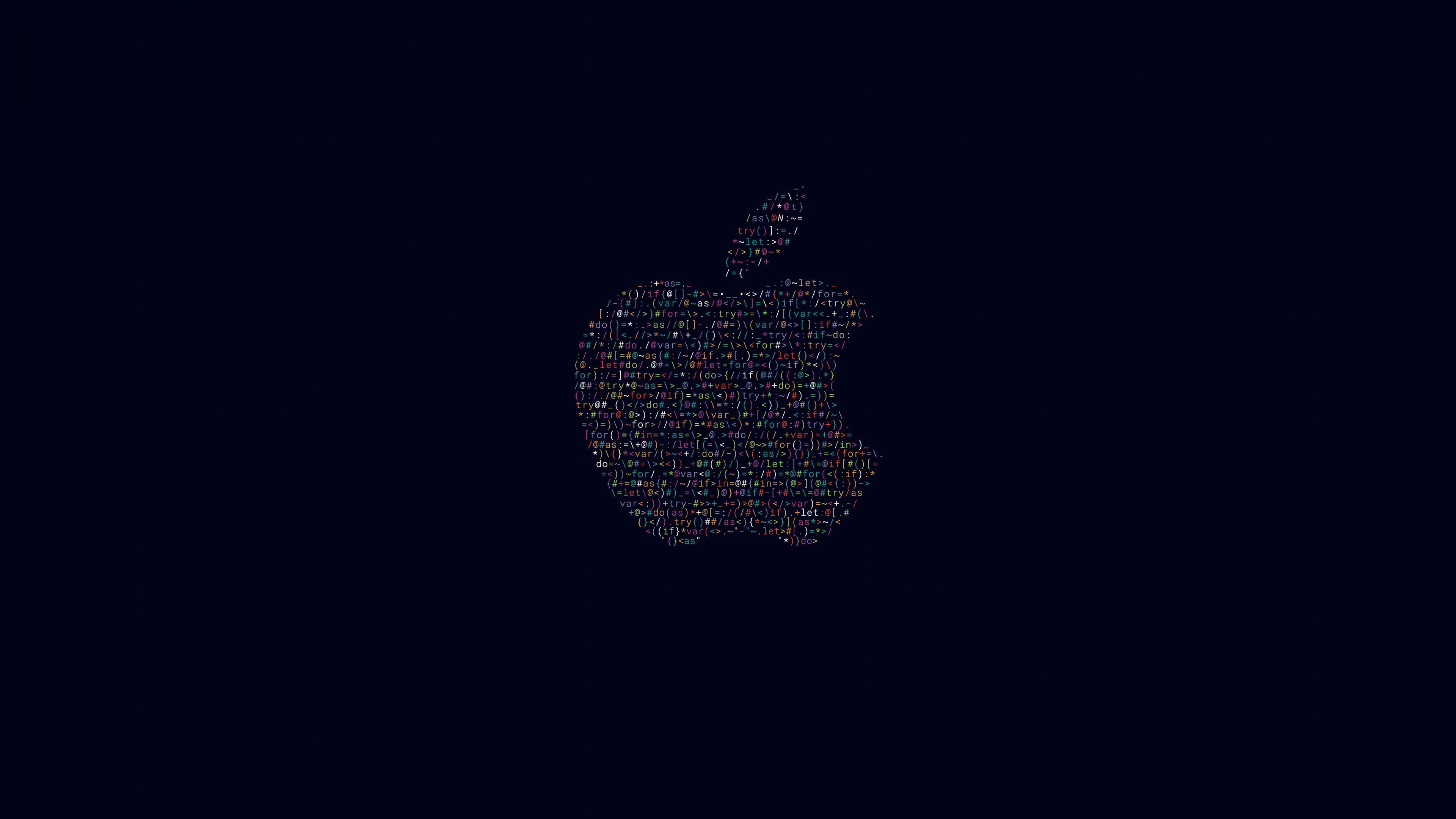 Apple Programming Code Logo Wallpaper