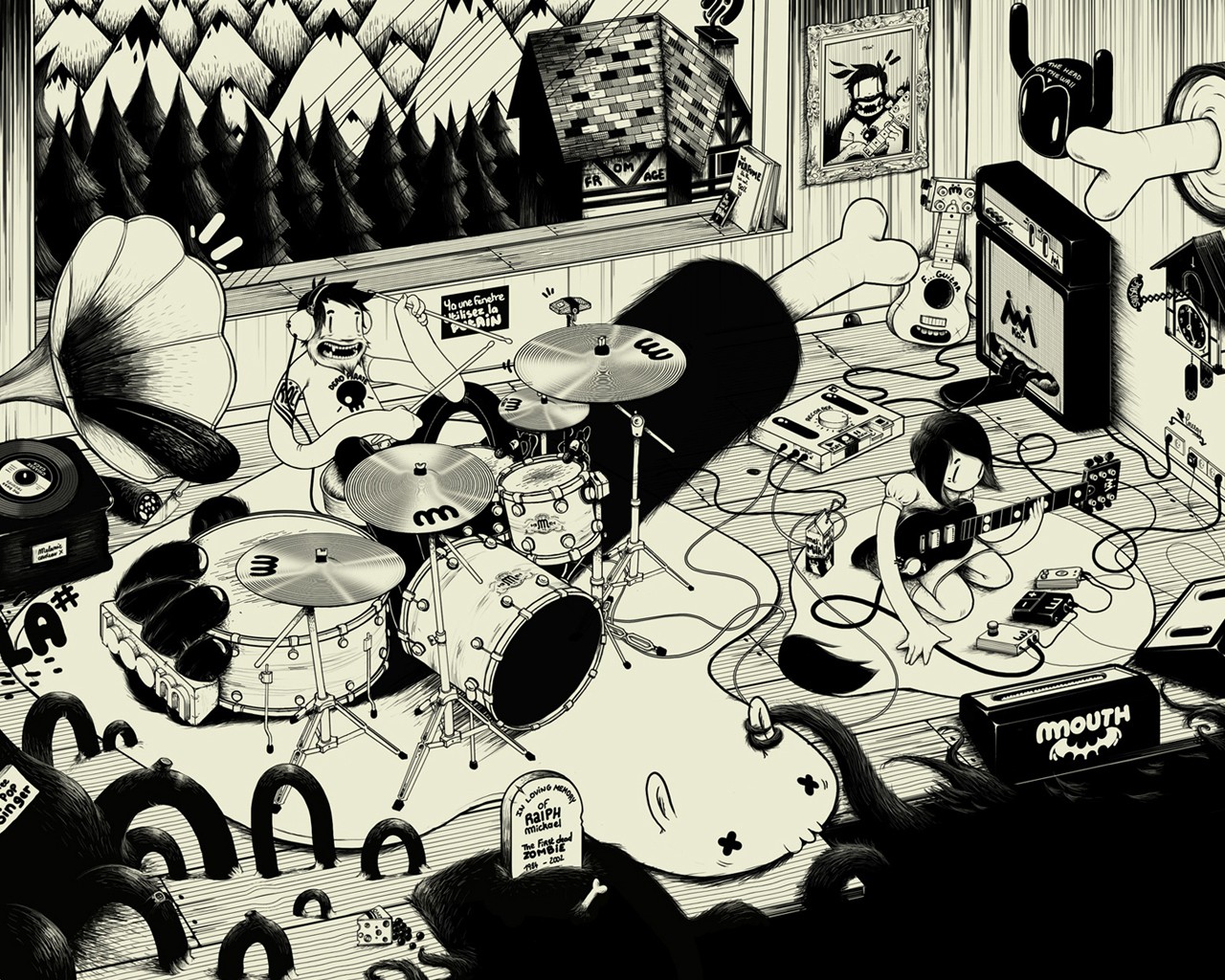 HD desktop wallpaper: Music, Artistic