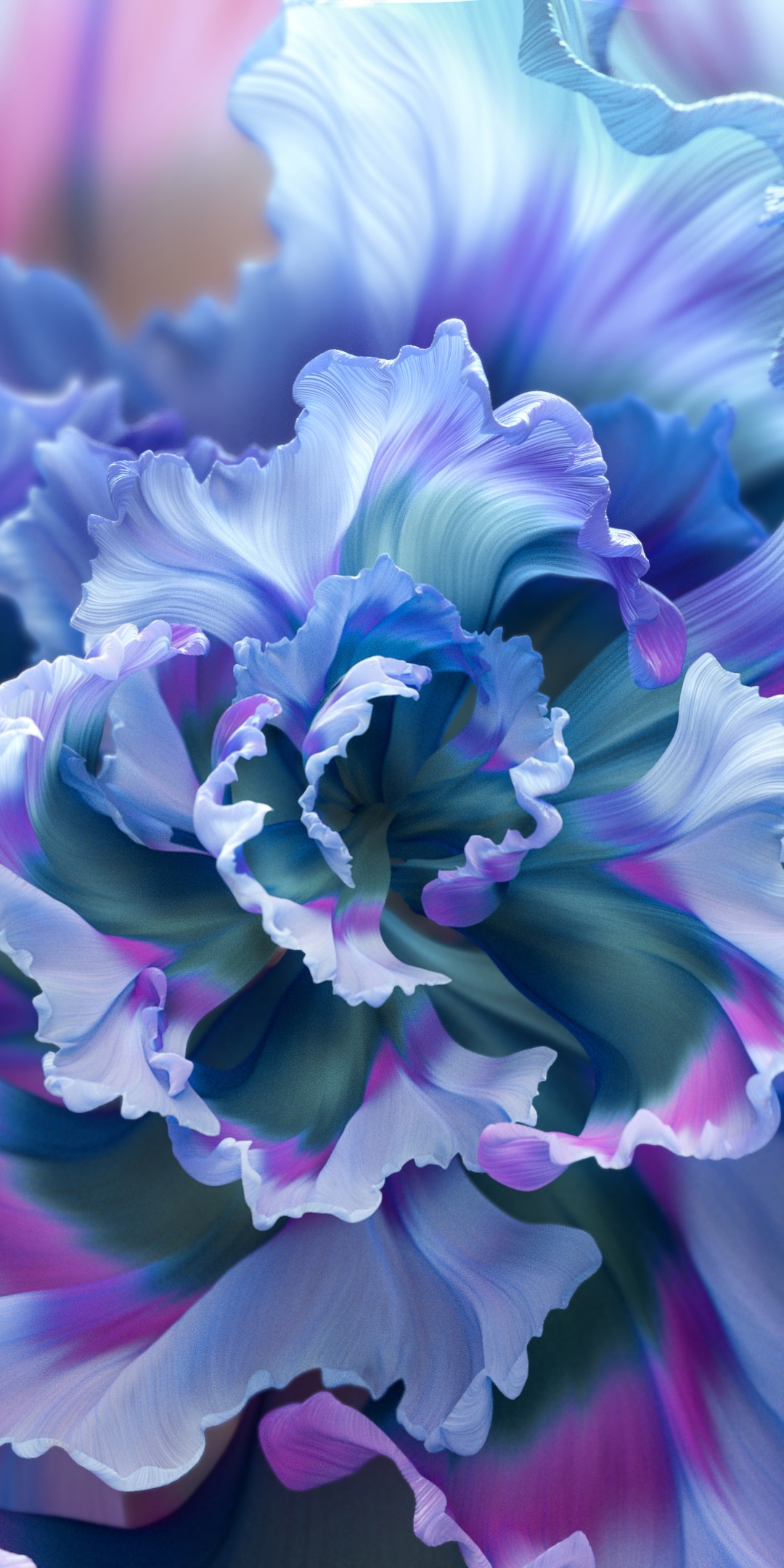 Floral Background Wallpaper 4K, Purple