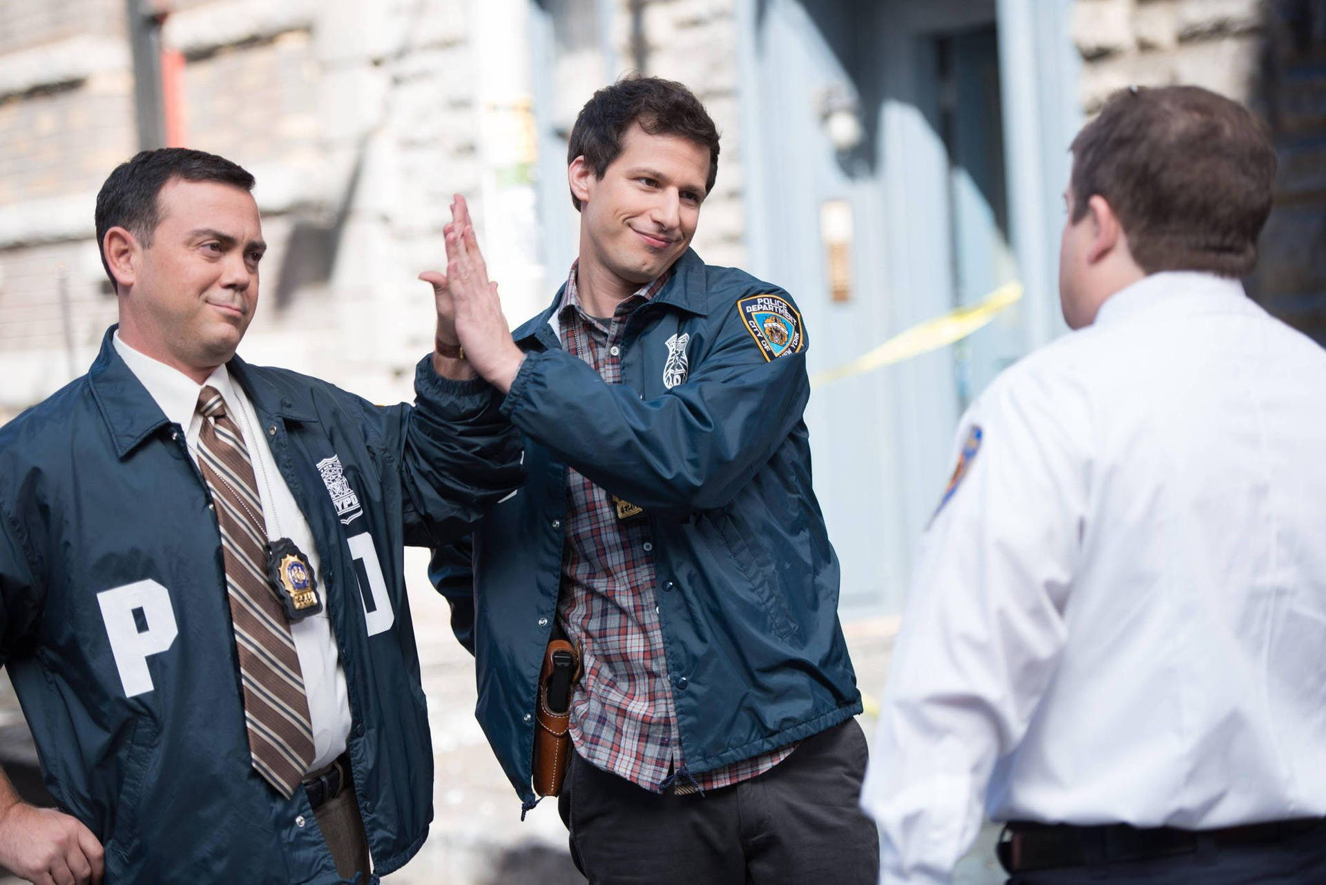 Brooklyn Nine Nine High Five Wallpaper