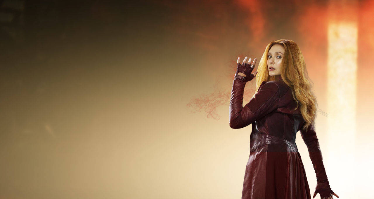 Actress Elizabeth Olsen As Wanda