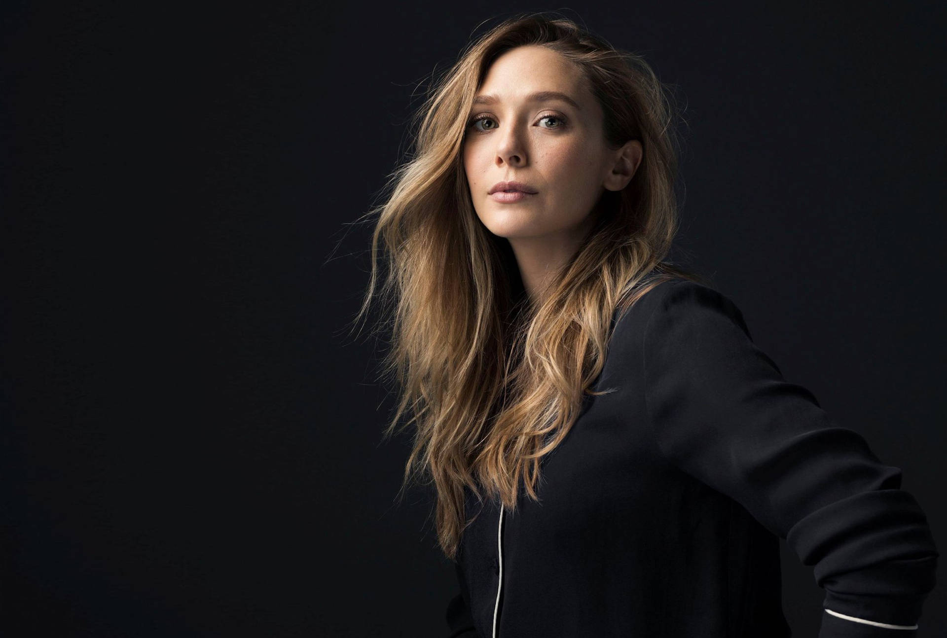 Elizabeth Olsen Black Photohoot