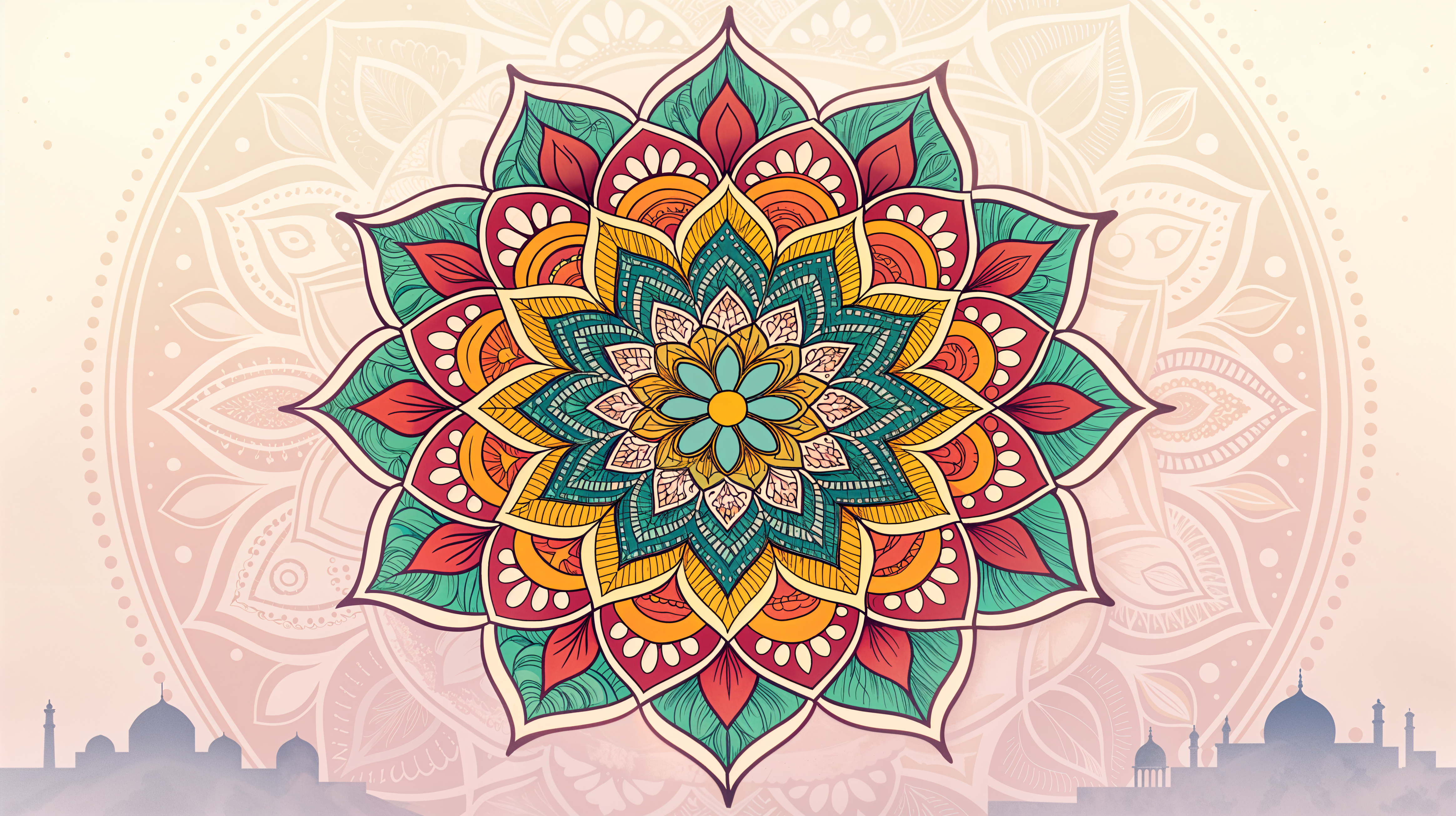 Vibrant Mandala Design Ultra HD