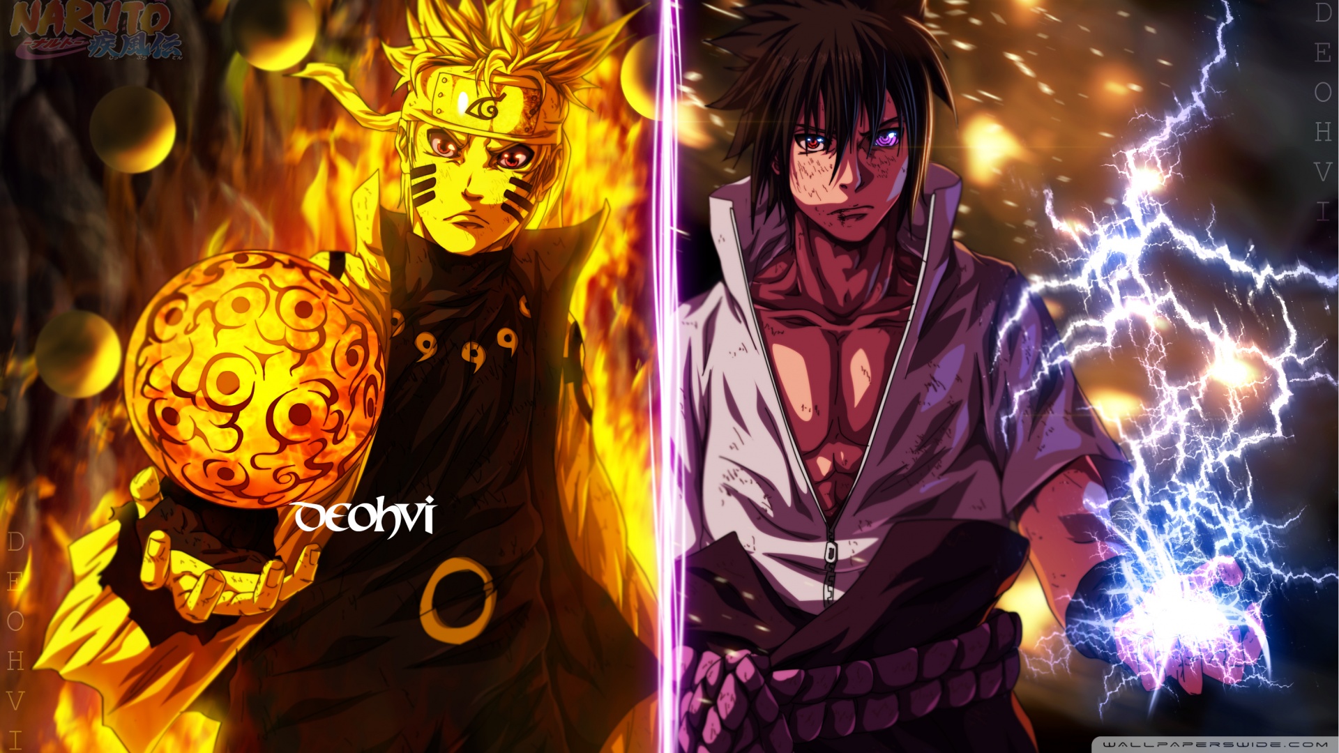 Naruto Sasuke Ultra HD Wallpaper for 4K