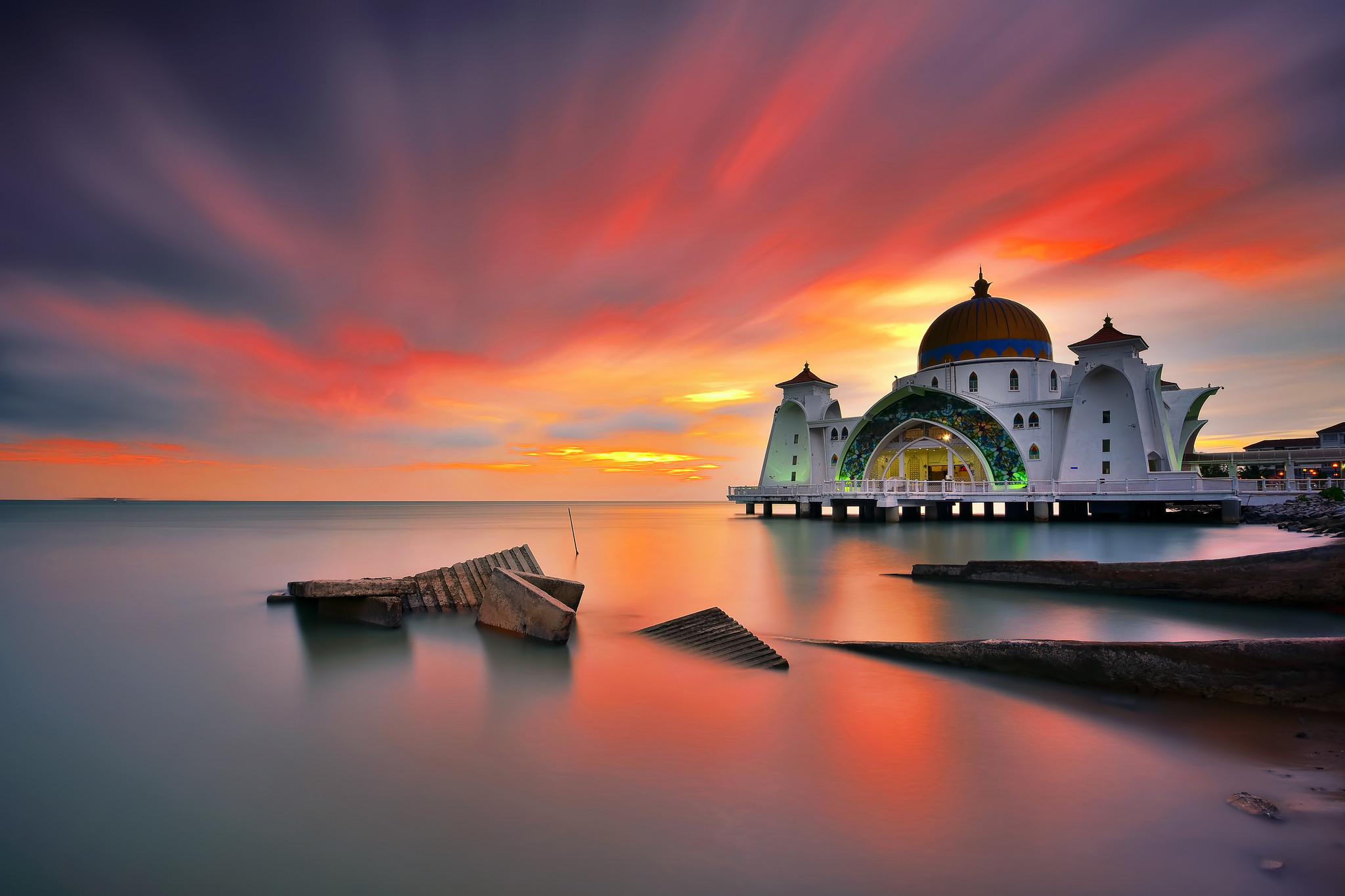 Wallpaper malaysia, malacca, straits