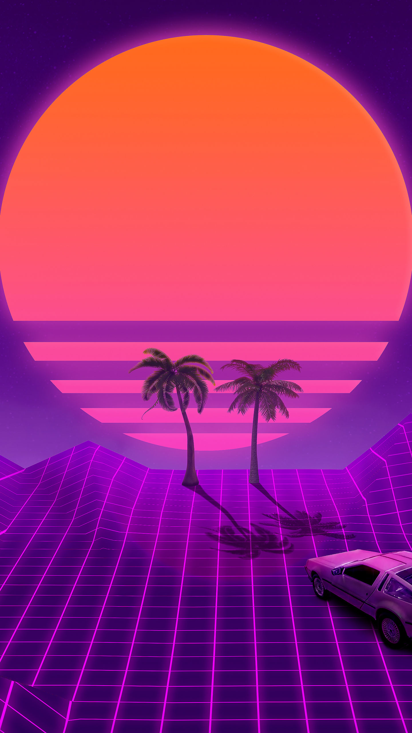 Download Retrowave Artistic Synthwave