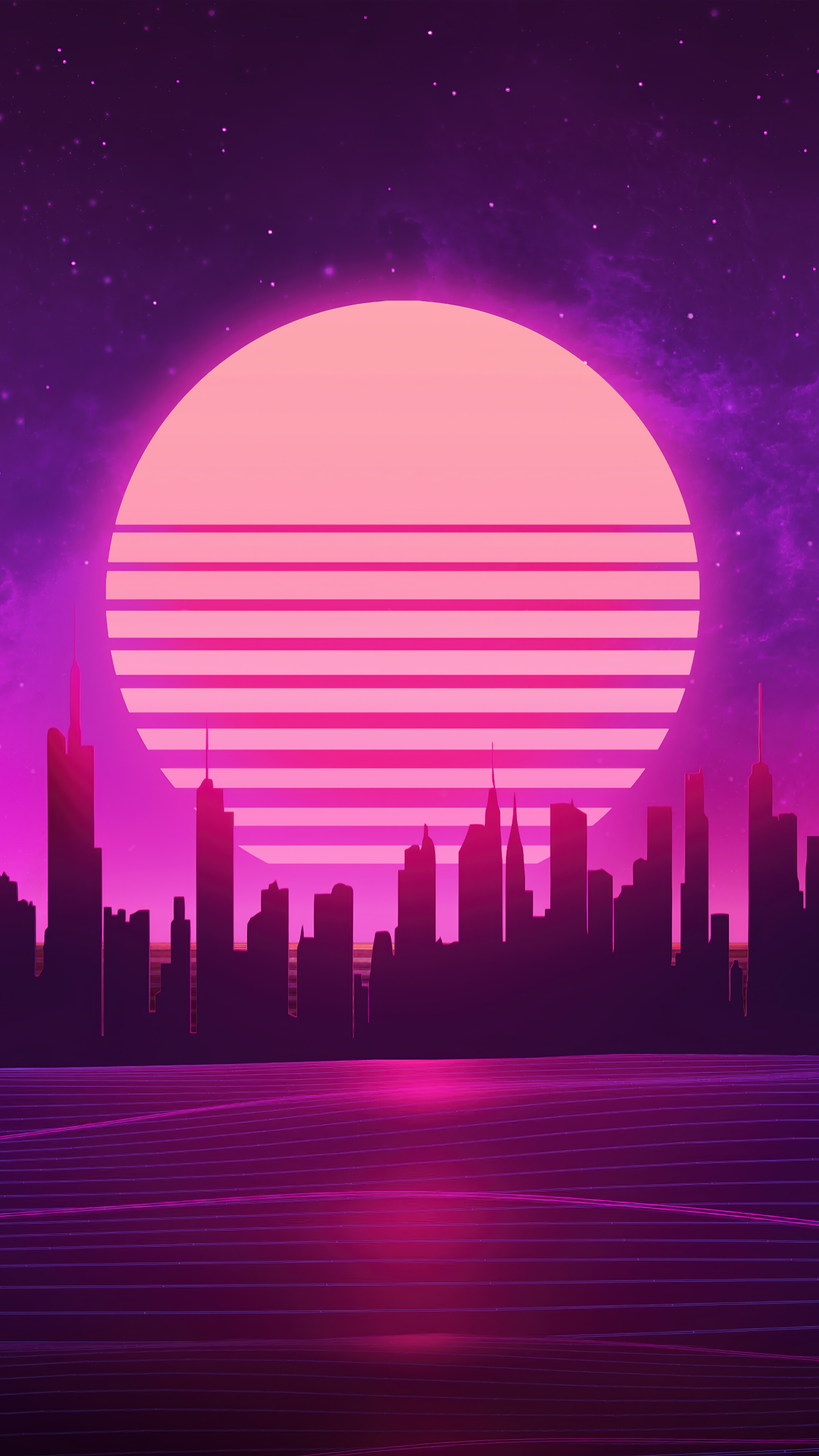 Sunset City Cyberpunk Synthwave