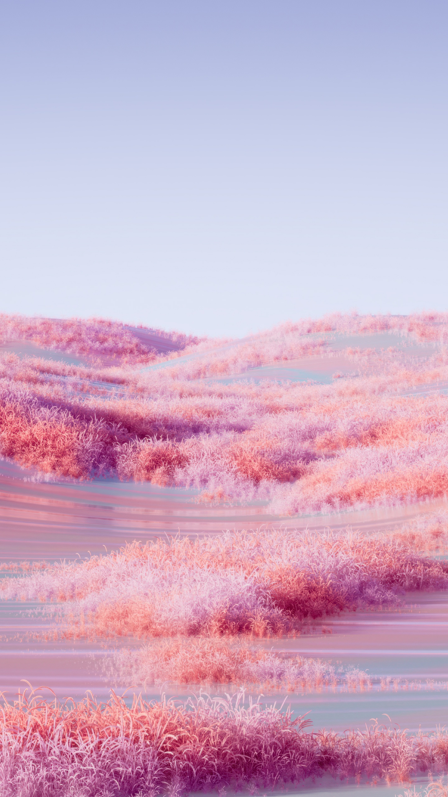 Landscape Wallpaper 4K, Pink aesthetic