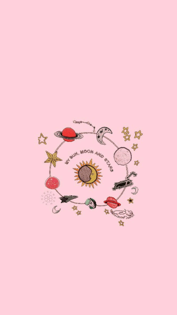 Cute Solar System Aesthetic Phone