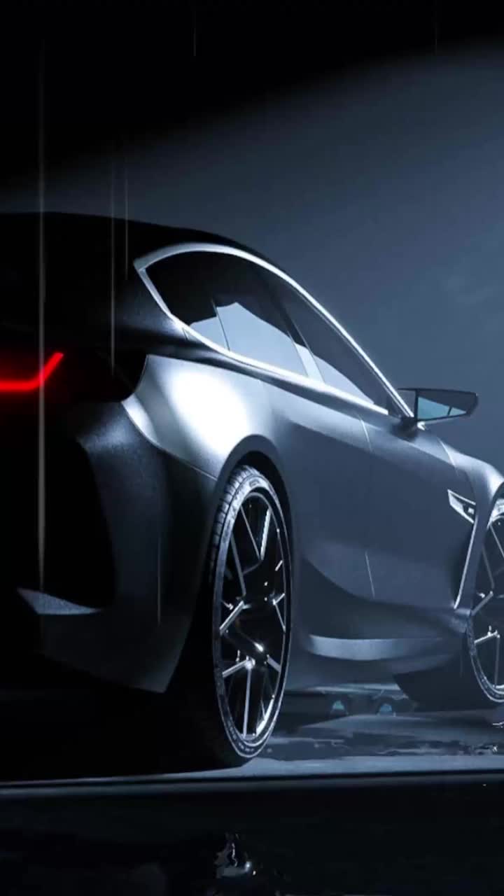 BMW M8 Black Mobile Live Wallpaper