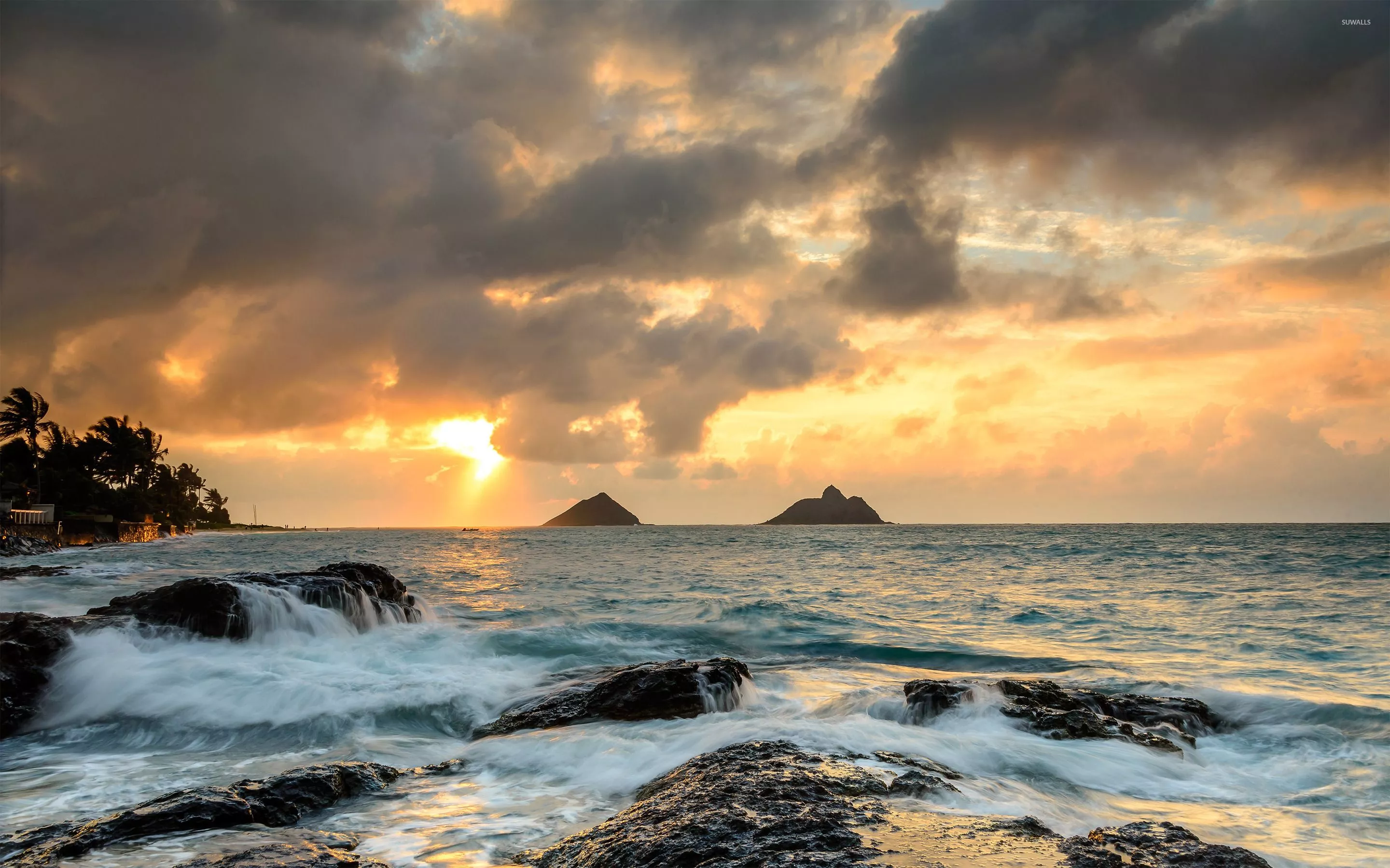 Sunrise at Lanikai Point, Hawaii
