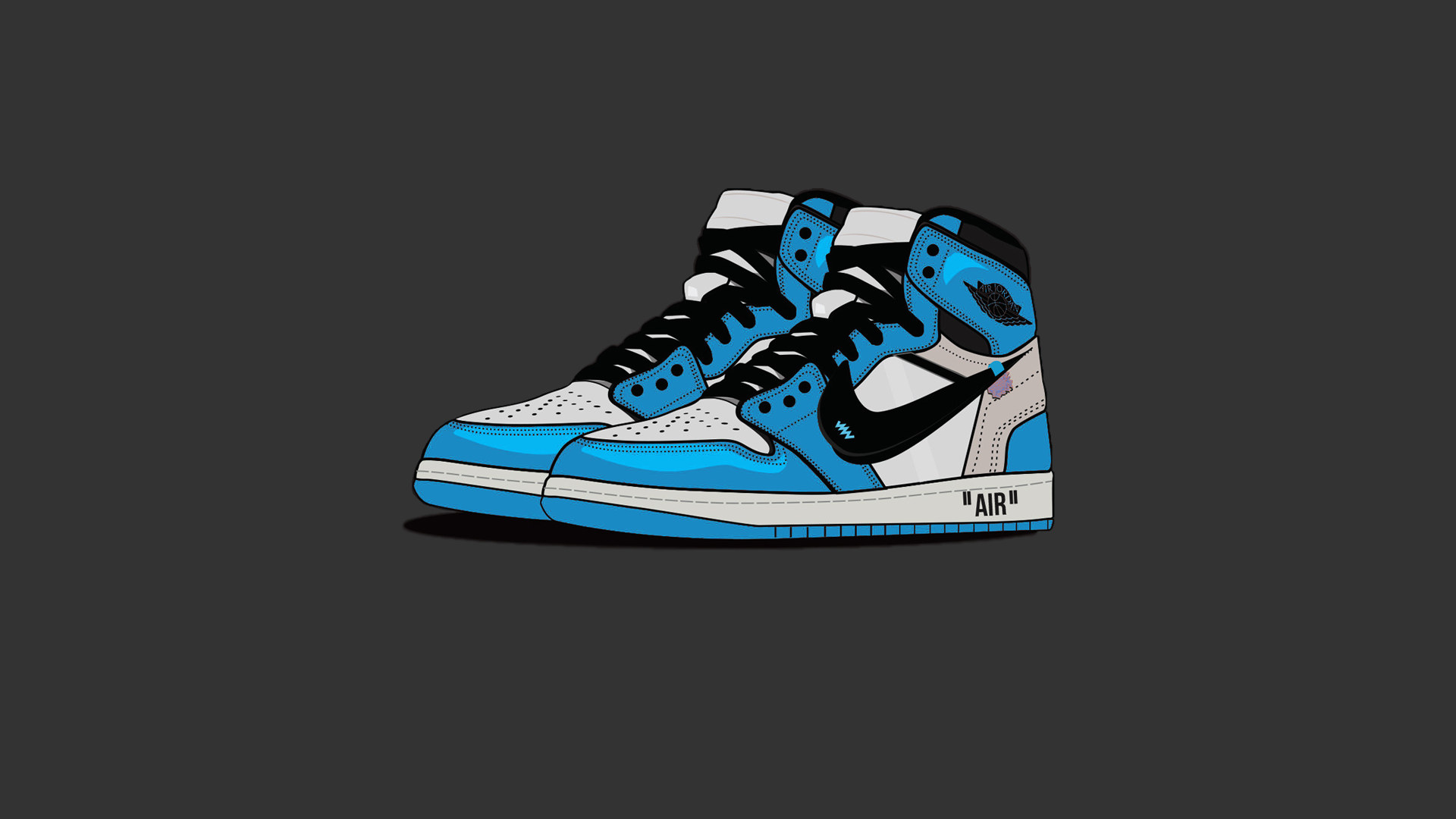 Blue Retro Jordans [1920x1080], r