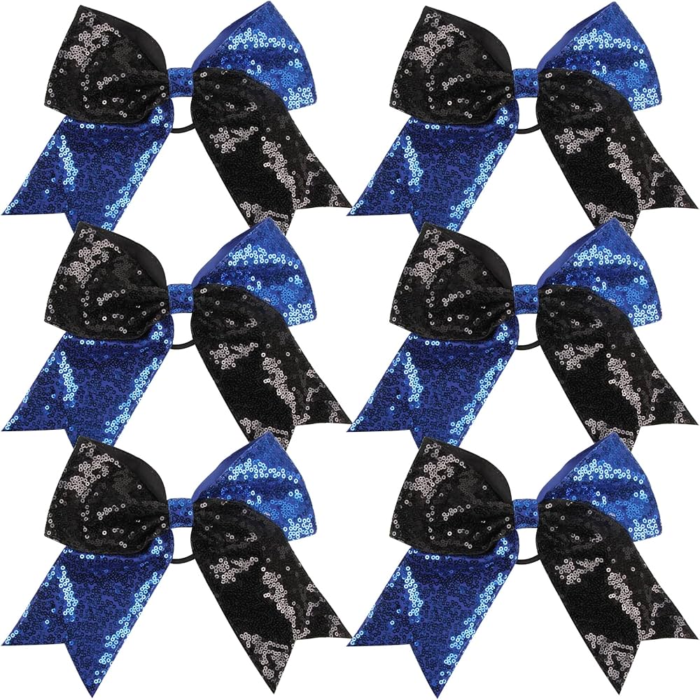 Cheer Bow Metallic Sequin Mermaid