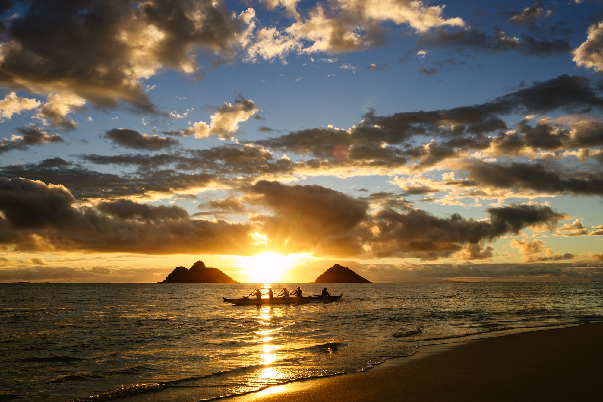 Lanikai Beach Kailua and A stunning