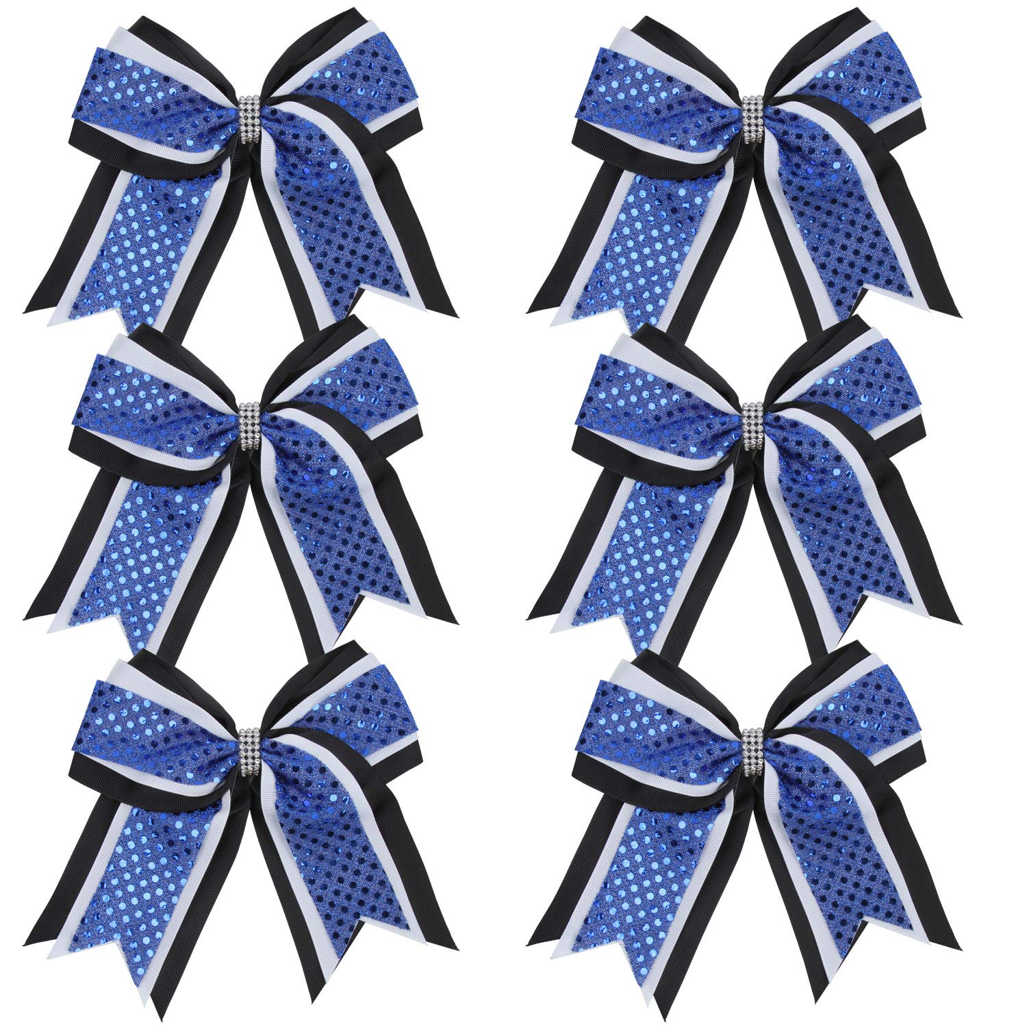 Ponytail Holder Jumbo Cheerleading Bows