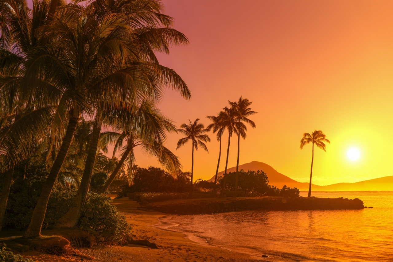 Sunrise at Kahala Beach, Wai_alae Beach